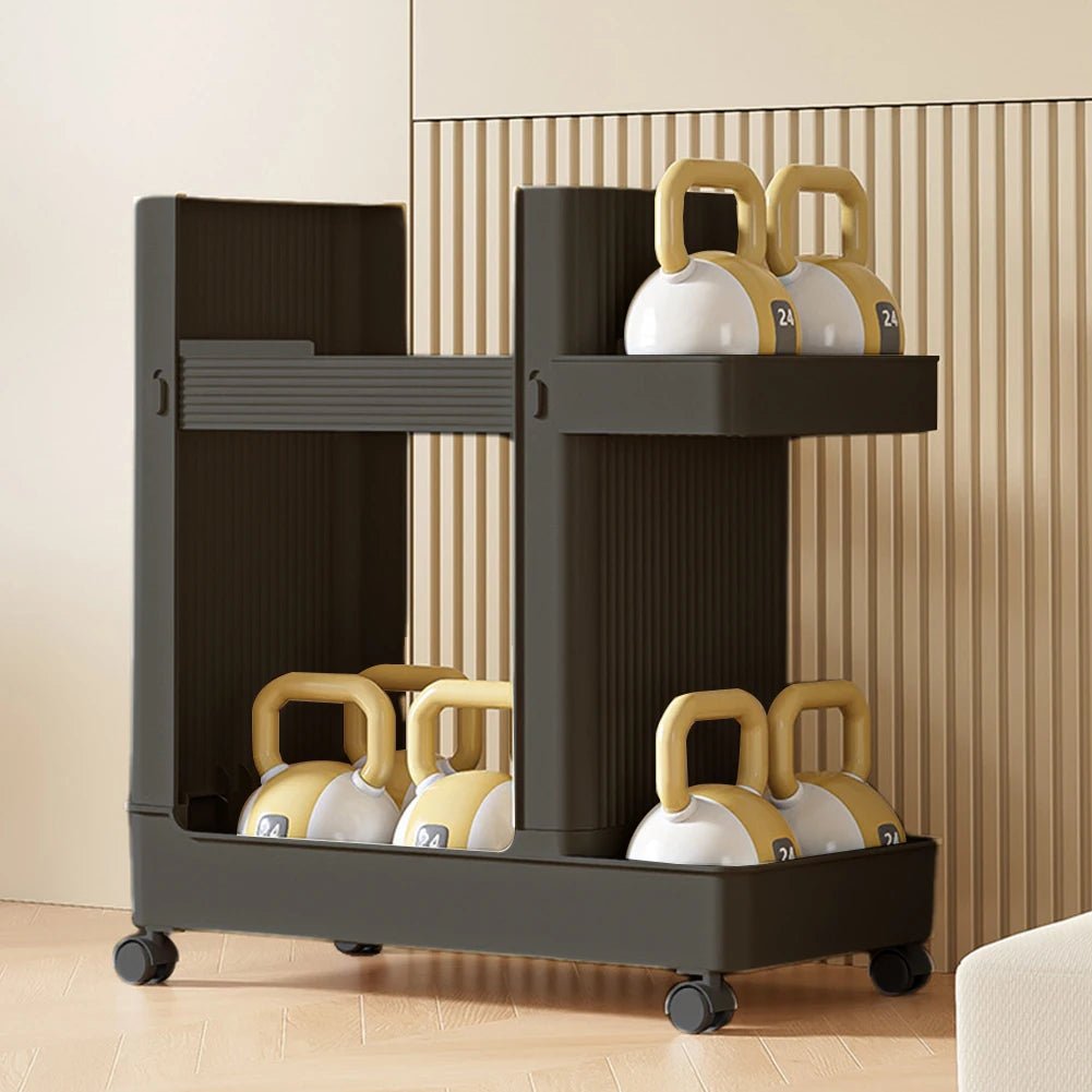 Gym Equipment Holder with Wheels - Fitness & Yoga - Essentials Gadget Love