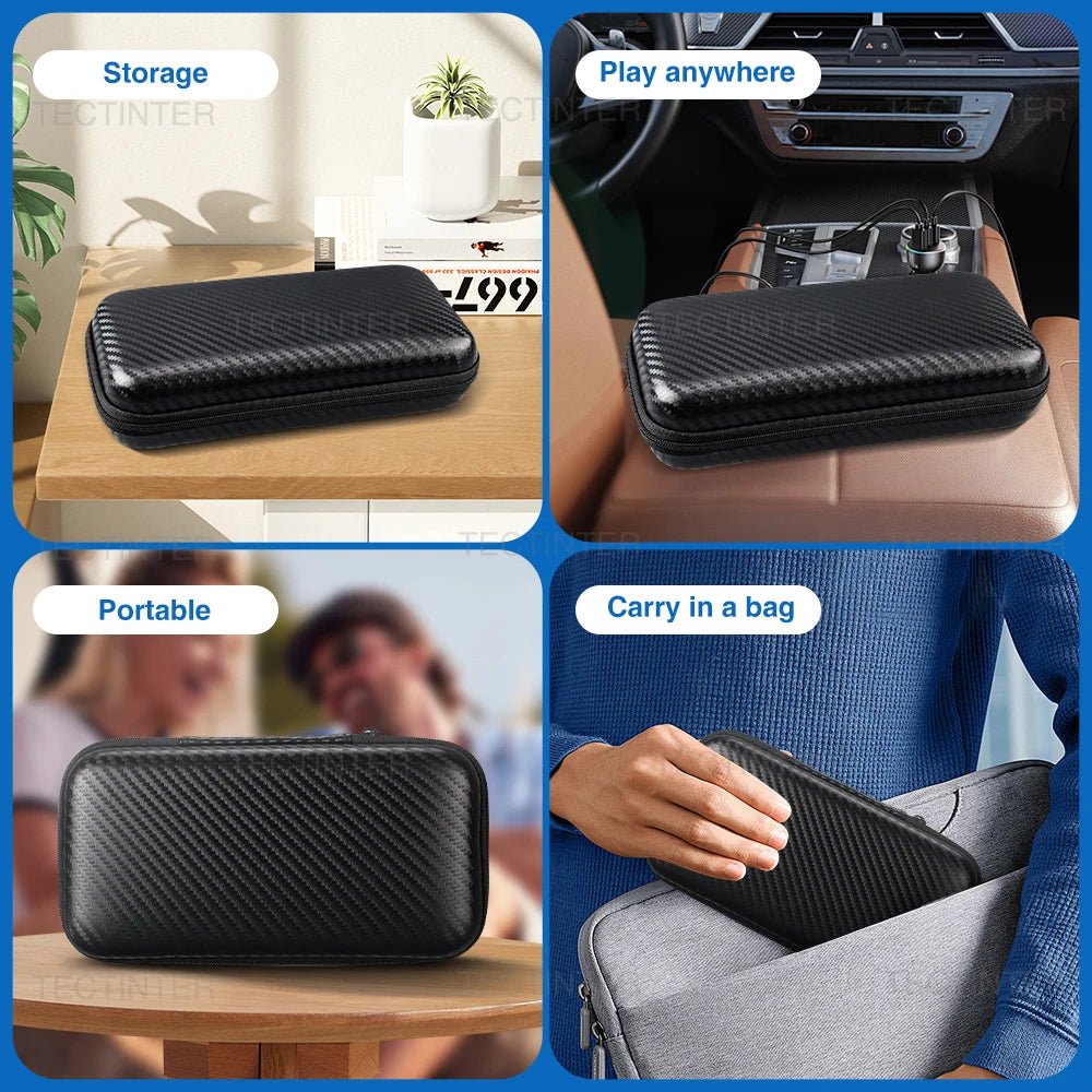 Hard PU Carrying Case & Screen Protector for R36S Game - Essentials Gadget Love