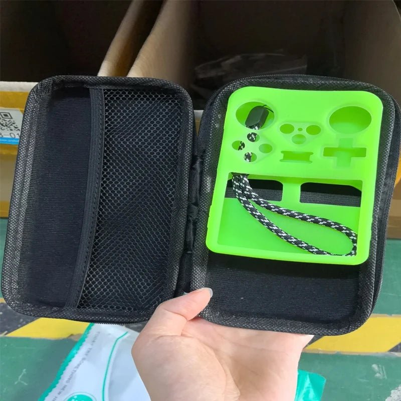 Hard PU Carrying Case & Screen Protector for R36S Game - Essentials Gadget Love