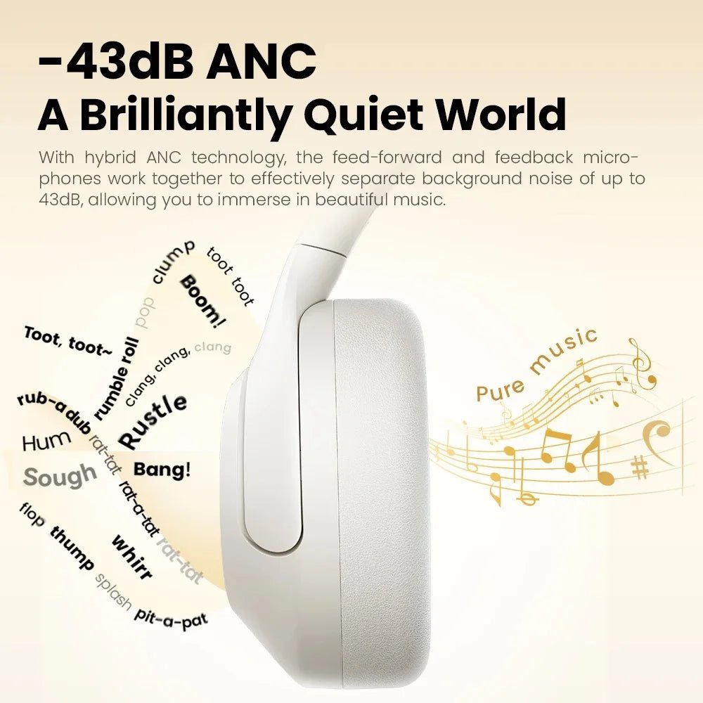 HAYLOU S30 Wireless Bluetooth 5.4 ANC Headphones with - Essentials Gadget Love