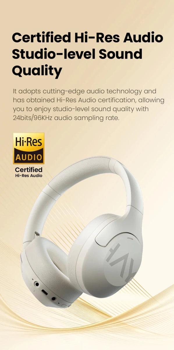HAYLOU S30 Wireless Bluetooth 5.4 ANC Headphones with - Essentials Gadget Love
