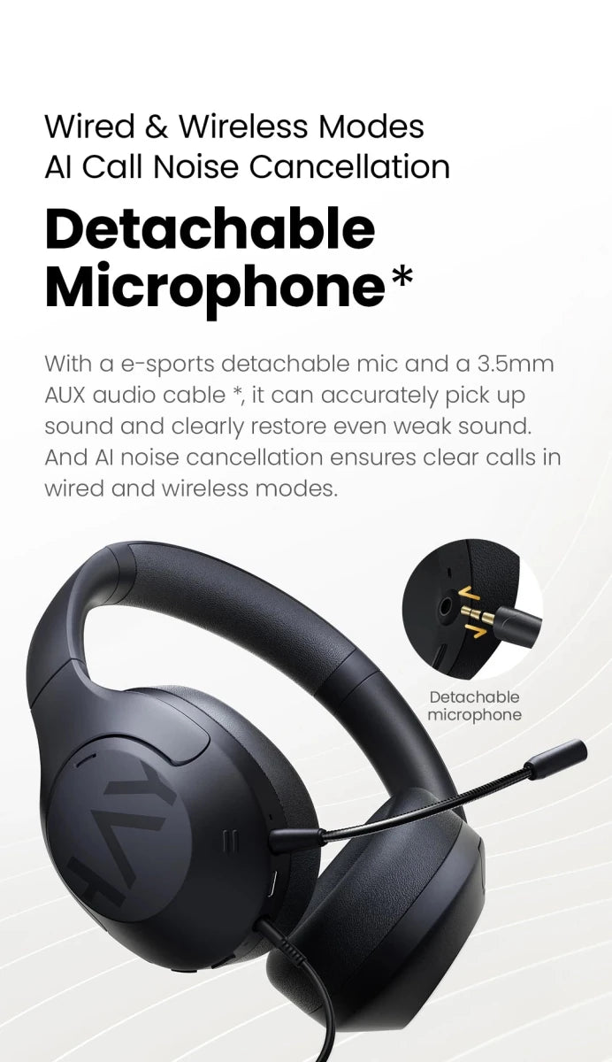 HAYLOU S30 Wireless Bluetooth 5.4 ANC Headphones with - Essentials Gadget Love