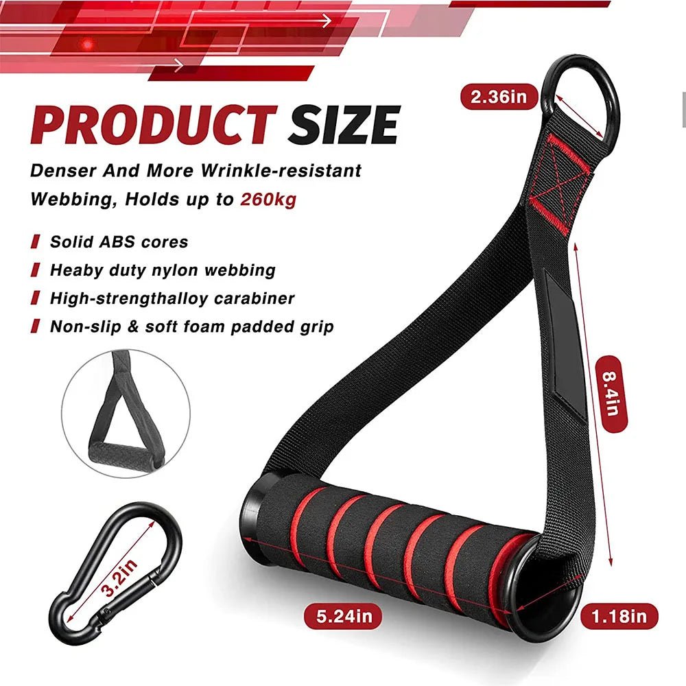 Heavy Duty Gym Resistance Bands Handles with Anti-Slip - Essentials Gadget Love