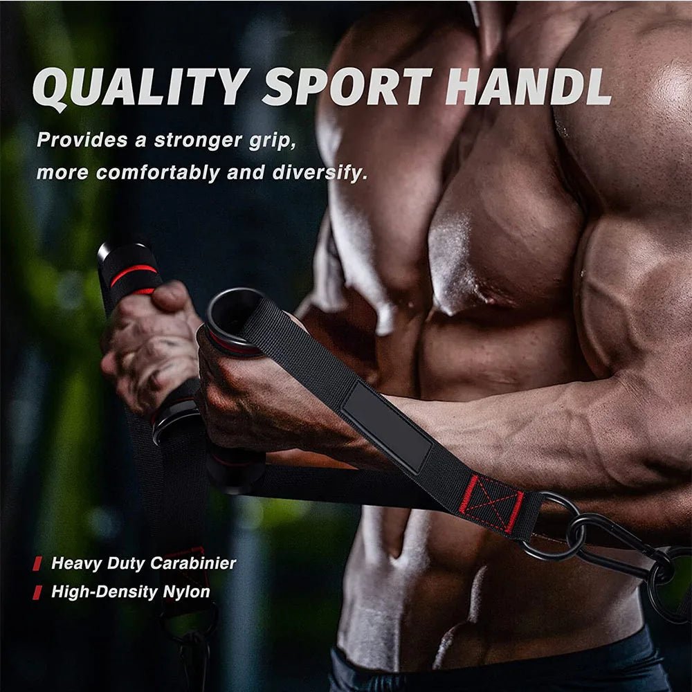 Heavy Duty Gym Resistance Bands Handles with Anti-Slip - Essentials Gadget Love