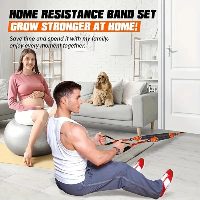 Home Fitness Resistance Band for Full Body Strength - Essentials Gadget Love