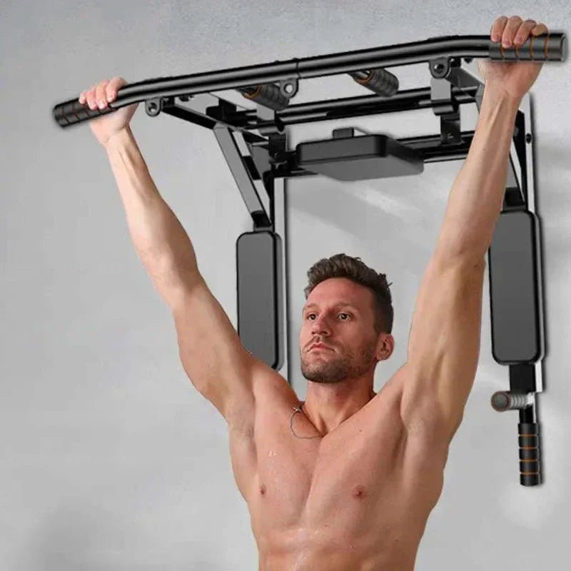 Home Gym Wall-Mounted Pull-Up Bar for Indoor Fitness - Essentials Gadget Love