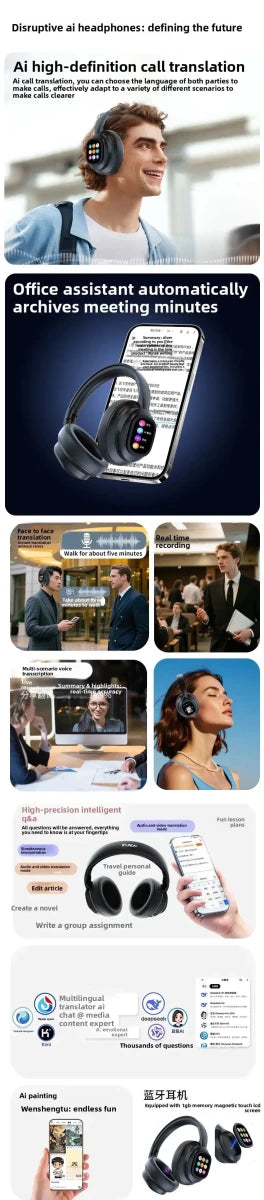 HYUNDAI X1PRO Bluetooth 6.0 Wireless Headphones with - Essentials Gadget Love