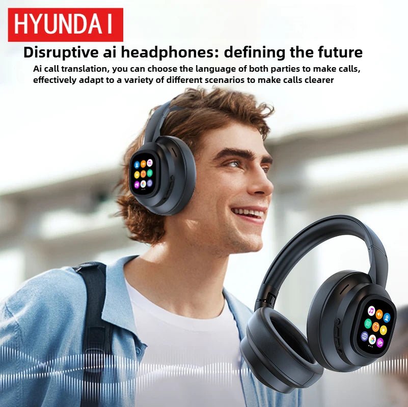 HYUNDAI X1PRO Bluetooth 6.0 Wireless Headphones with - Essentials Gadget Love