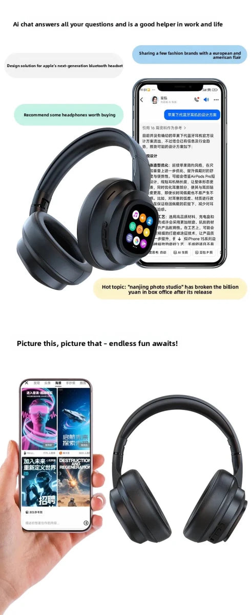 HYUNDAI X1PRO Bluetooth 6.0 Wireless Headphones with - Essentials Gadget Love