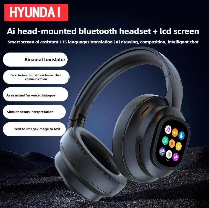 HYUNDAI X1PRO Bluetooth 6.0 Wireless Headphones with - Essentials Gadget Love