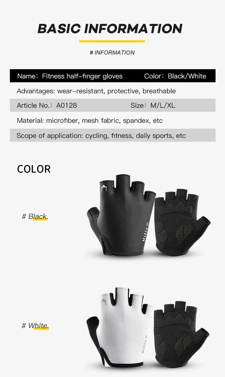 Kyncilor Non-Slip Sports Fitness Gloves for - Essentials Gadget Love