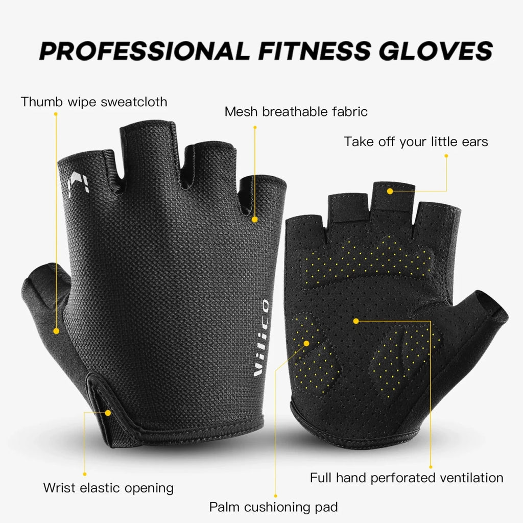 Kyncilor Non-Slip Sports Fitness Gloves for - Essentials Gadget Love