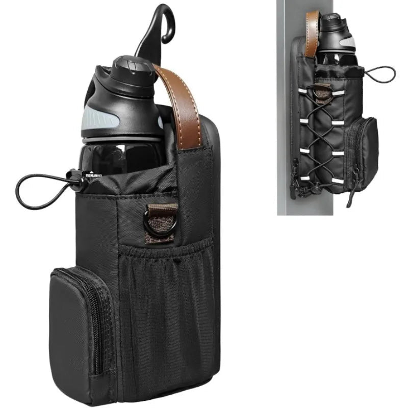 Magnetic Gym Crossbody Bag with Water Bottle Holder & - Essentials Gadget Love