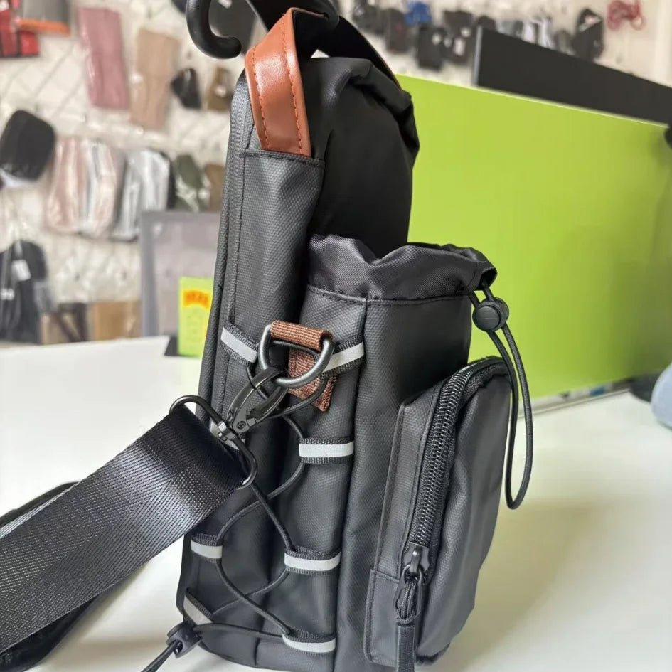 Magnetic Gym Crossbody Bag with Water Bottle Holder & - Essentials Gadget Love