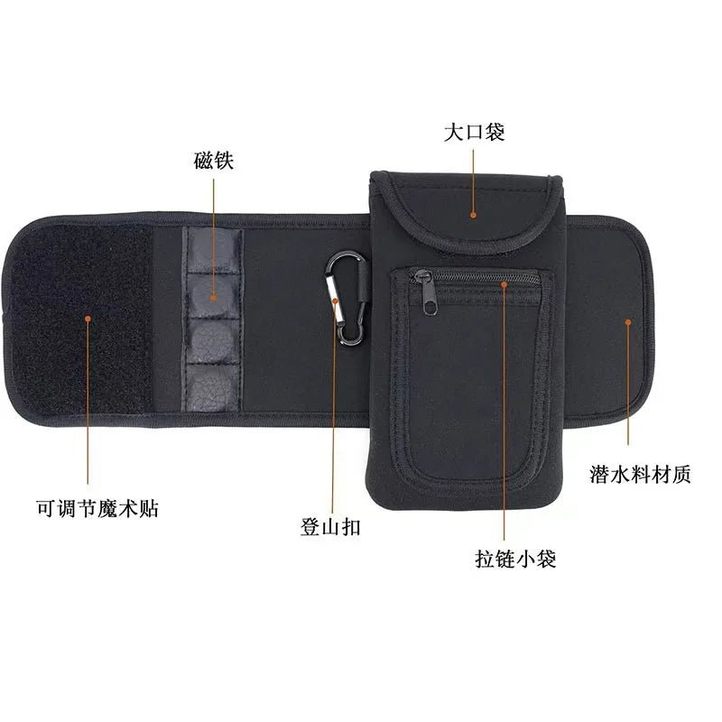 Magnetic Gym Handbag with Phone Holder & Cup Sleeve - Essentials Gadget Love