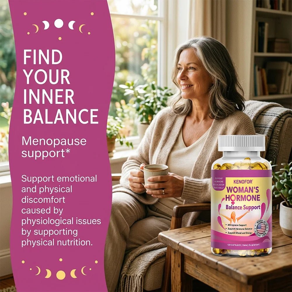 Menopause Support Supplement for Hot Flashes, Mood & - Essentials Gadget Love