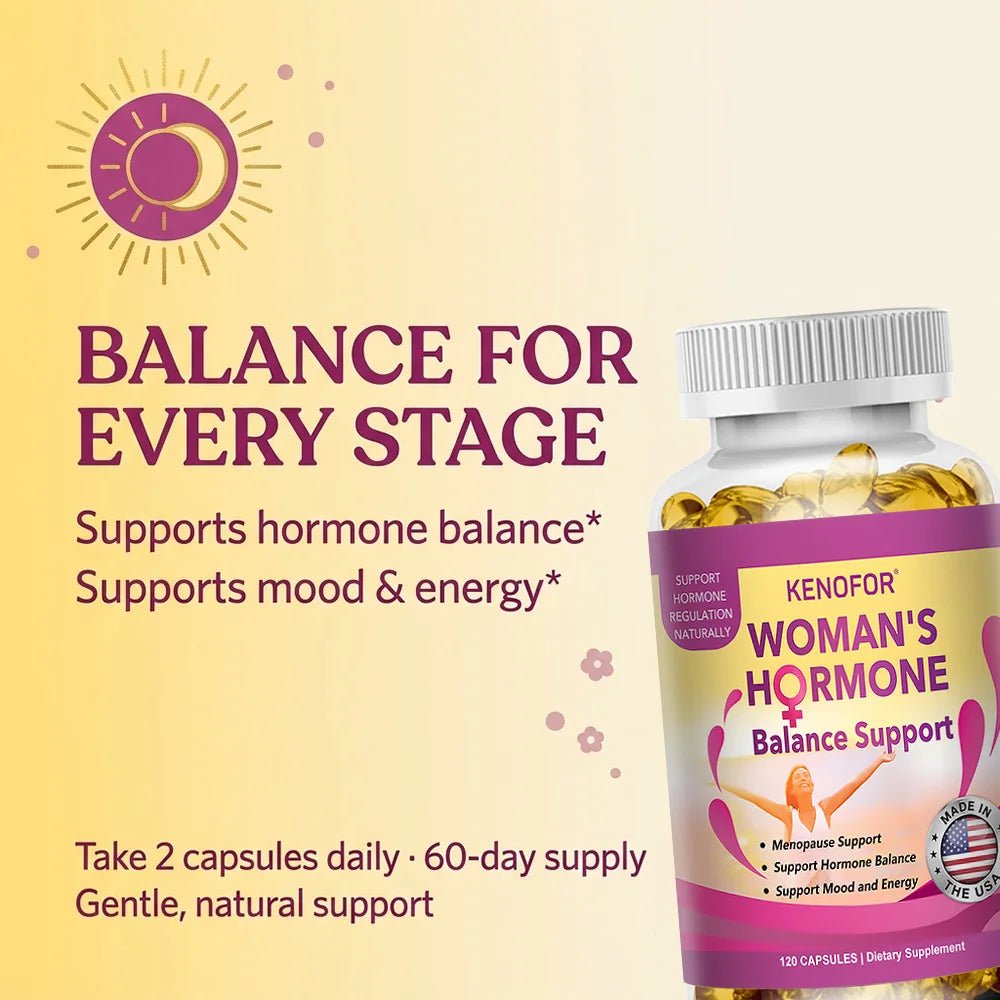 Menopause Support Supplement for Hot Flashes, Mood & - Essentials Gadget Love