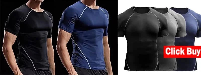 Men's Quick Dry Compression Long Sleeve Gym T-Shirt - Essentials Gadget Love