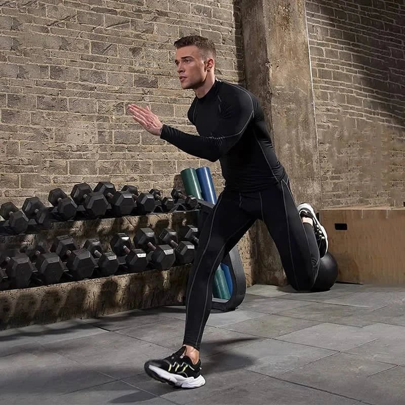 Men's Quick Dry Compression Long Sleeve Gym T-Shirt - Essentials Gadget Love