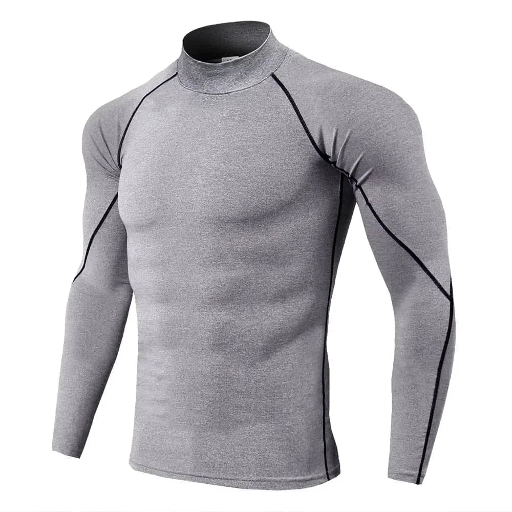 Men's Quick Dry Compression Long Sleeve Gym T-Shirt - Essentials Gadget Love