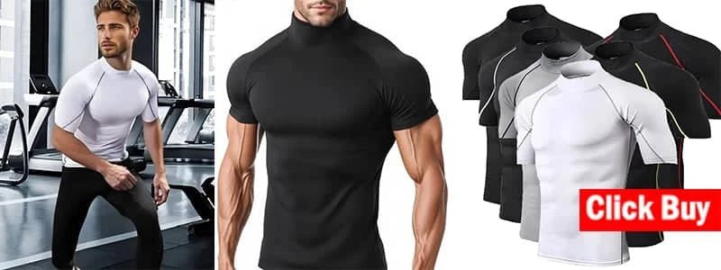 Men's Quick Dry Compression Long Sleeve Gym T-Shirt - Essentials Gadget Love