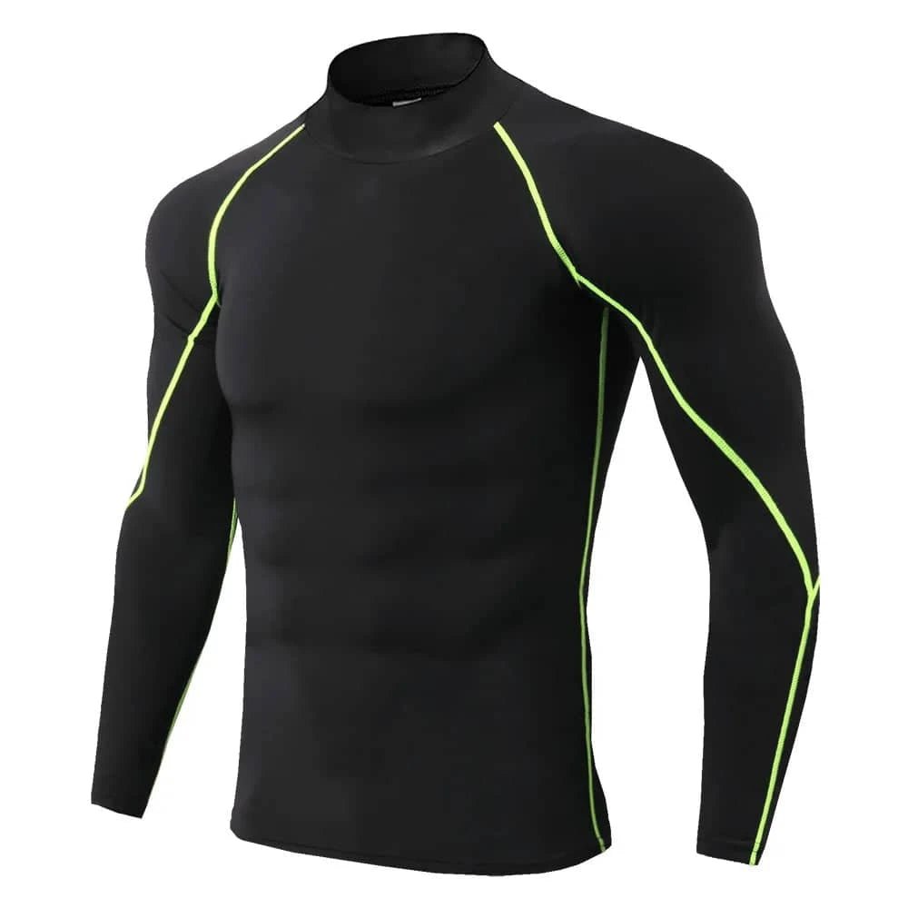 Men's Quick Dry Compression Long Sleeve Gym T-Shirt - Essentials Gadget Love