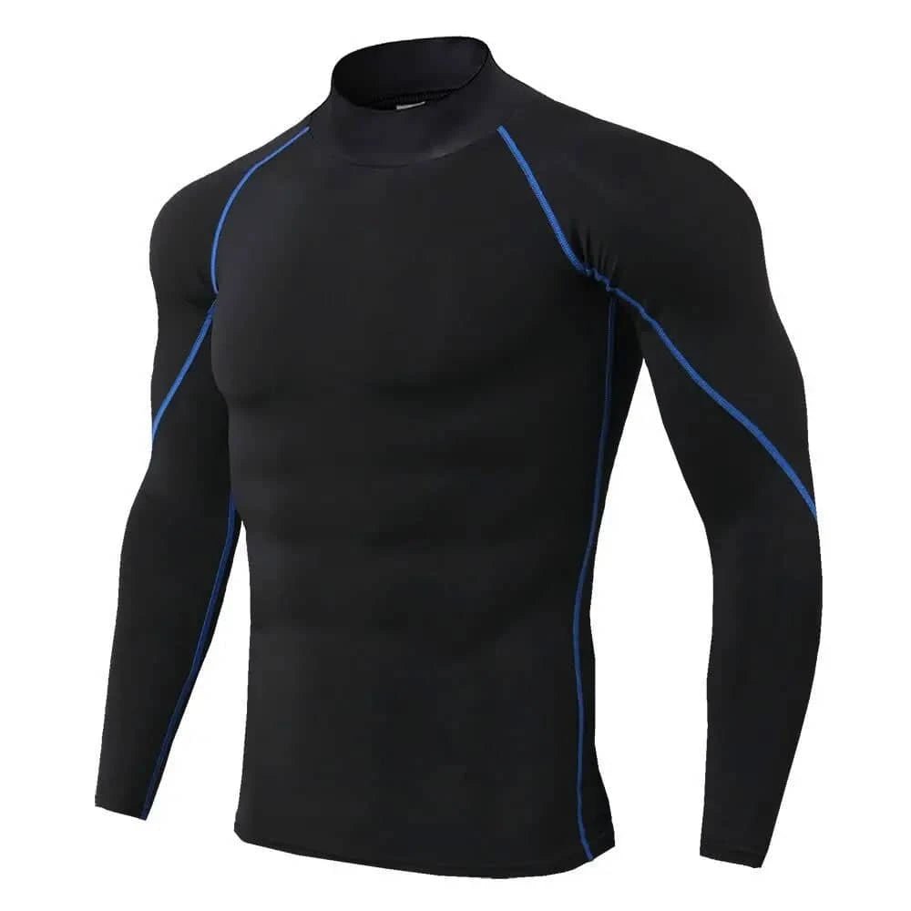 Men's Quick Dry Compression Long Sleeve Gym T-Shirt - Essentials Gadget Love