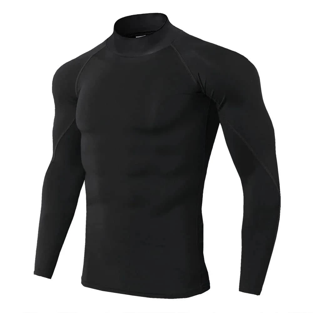 Men's Quick Dry Compression Long Sleeve Gym T-Shirt - Essentials Gadget Love