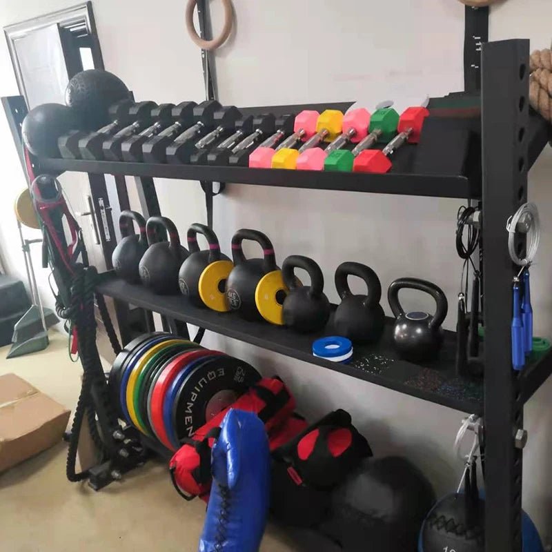 Multifunction Gym Equipment Storage Rack for Dumbbells - Essentials Gadget Love