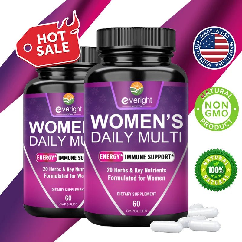 Multivitamin for Women with Magnesium, Biotin & Zinc - Essentials Gadget Love