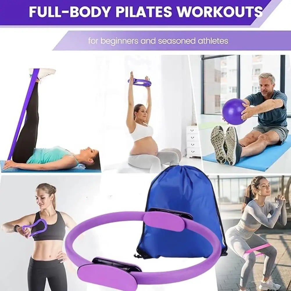 Pilates Essentials Kit with Resistance Bands & Pilates - Essentials Gadget Love