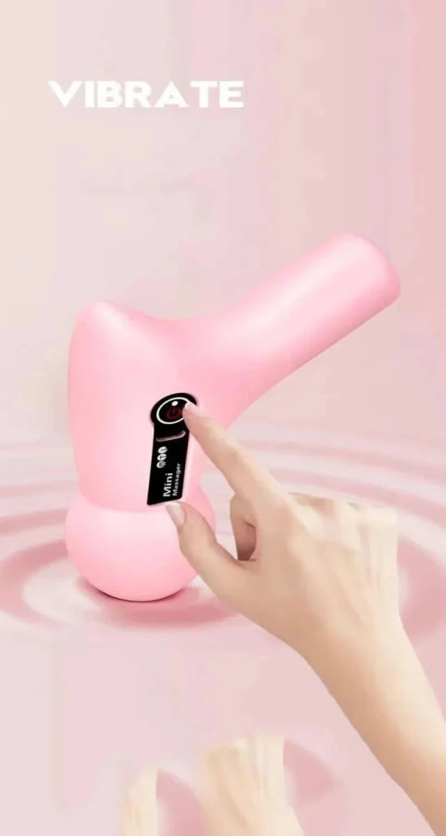 Portable Mini Electric Muscle Fascia Gun with LCD - Essentials Gadget Love