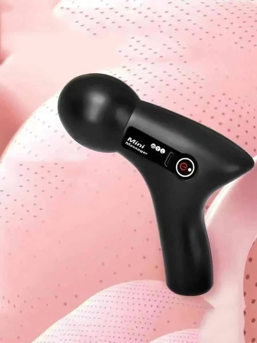 Portable Mini Electric Muscle Fascia Gun with LCD - Essentials Gadget Love