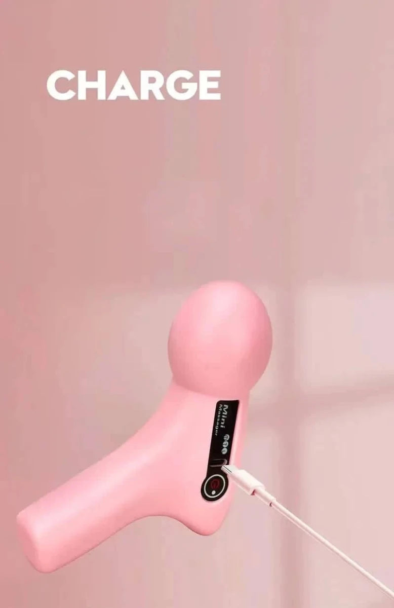 Portable Mini Electric Muscle Fascia Gun with LCD - Essentials Gadget Love