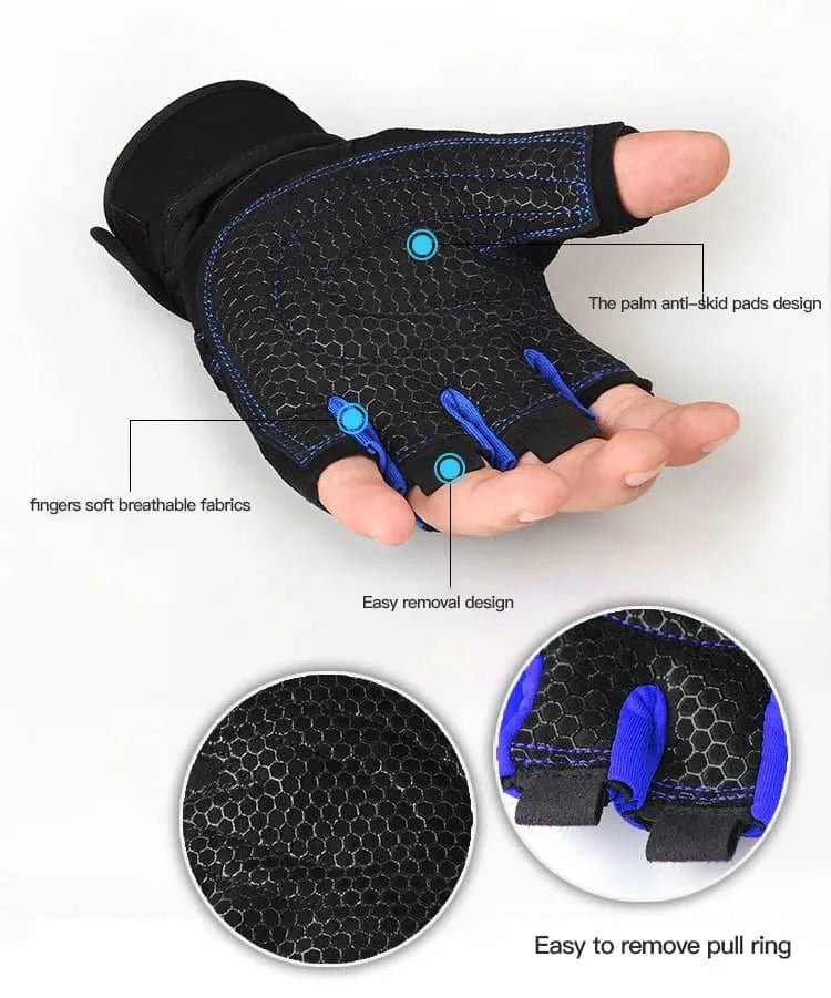 Premium Gym Gloves for Men & Women with Wrist Support - Essentials Gadget Love