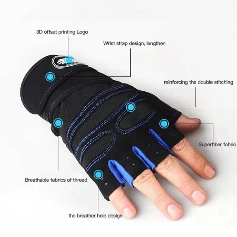 Premium Gym Gloves for Men & Women with Wrist Support - Essentials Gadget Love