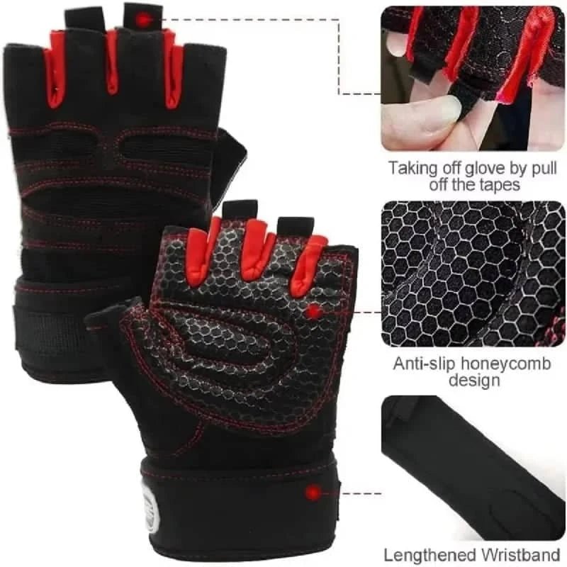Premium Gym Gloves for Men & Women with Wrist Support - Essentials Gadget Love
