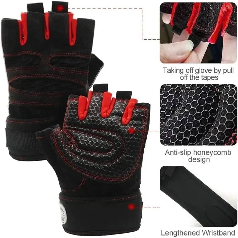 Premium Gym Gloves for Men & Women with Wrist Support - Essentials Gadget Love