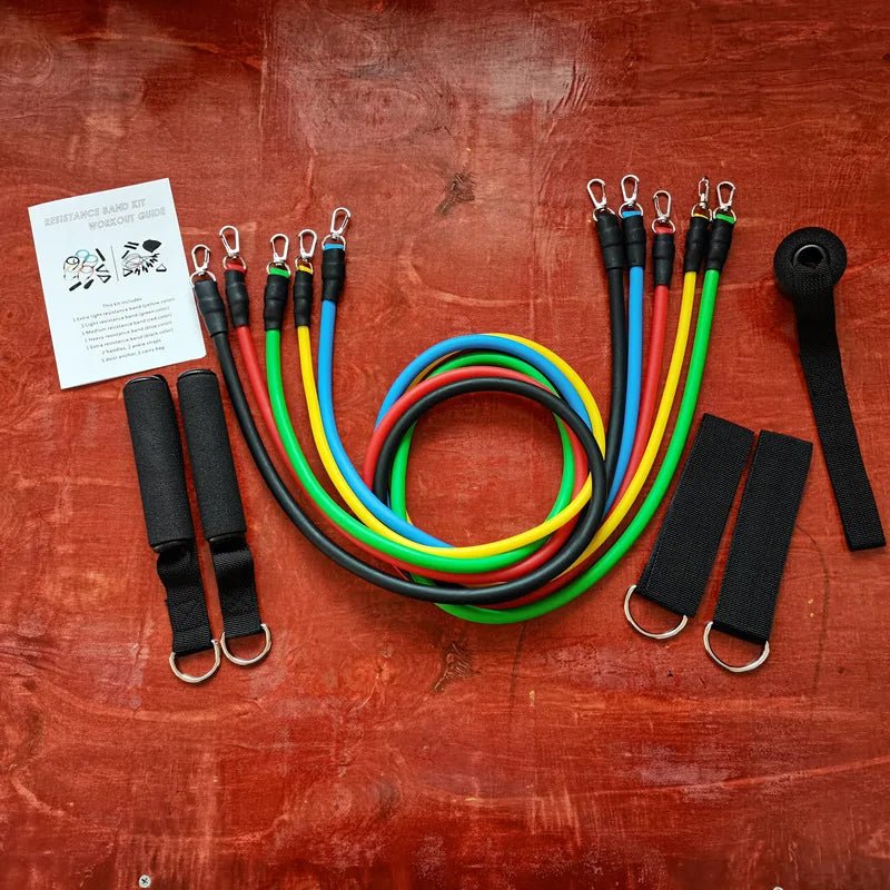Professional Resistance Bands Set for Bodybuilding & - Essentials Gadget Love