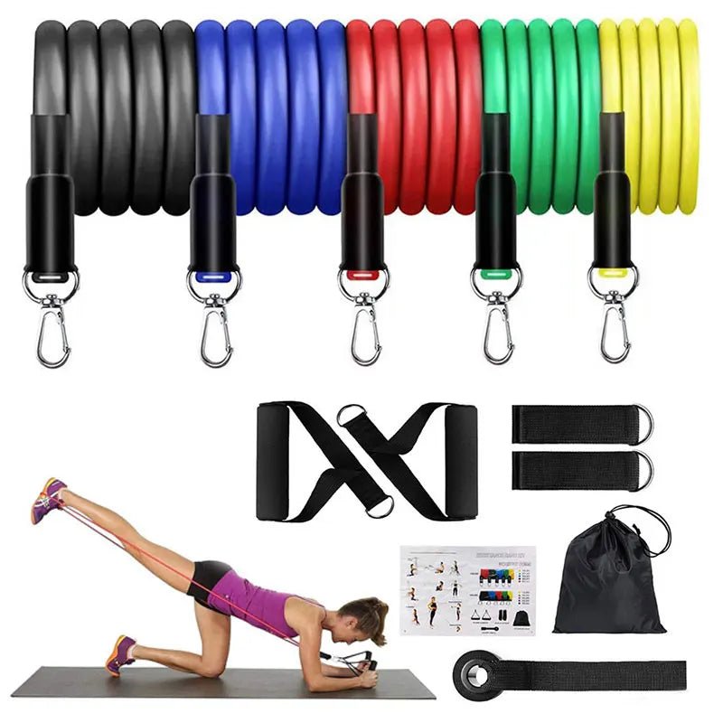 Professional Resistance Bands Set for Bodybuilding & - Essentials Gadget Love
