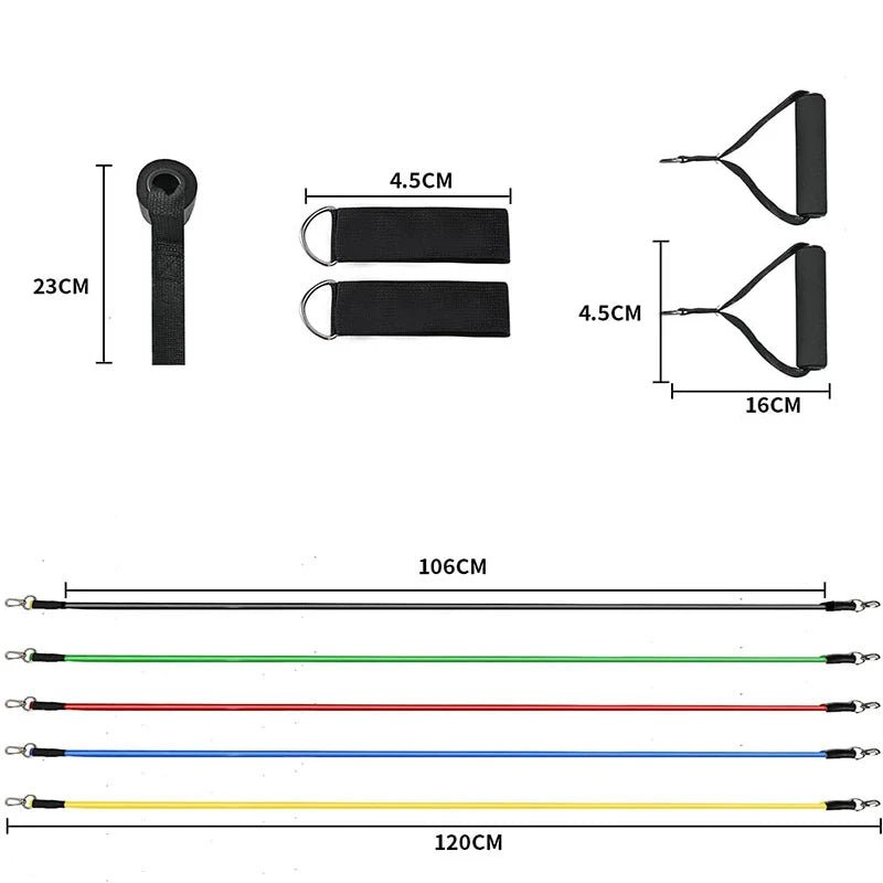 Professional Resistance Bands Set for Bodybuilding & - Essentials Gadget Love