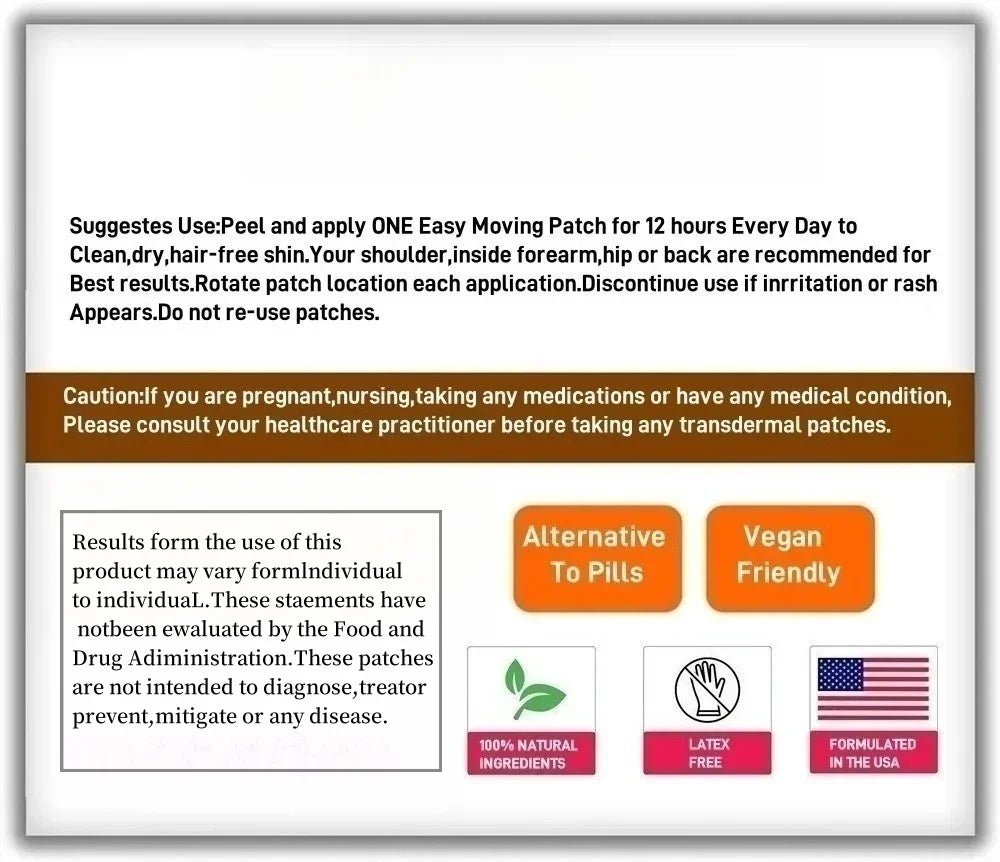Pueraria Mirifica Transdermal Patches for Women’s - Essentials Gadget Love