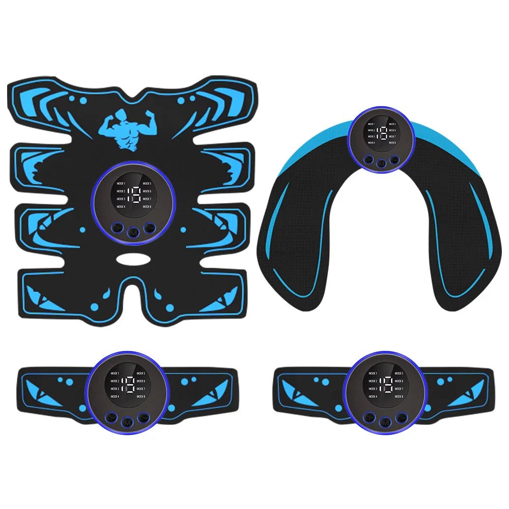 Rechargeable EMS Abdominal Trainer for Muscle Toning & - Essentials Gadget Love