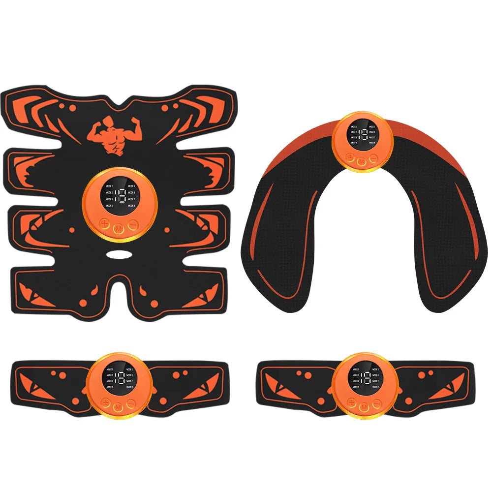Rechargeable EMS Abdominal Trainer for Muscle Toning & - Essentials Gadget Love