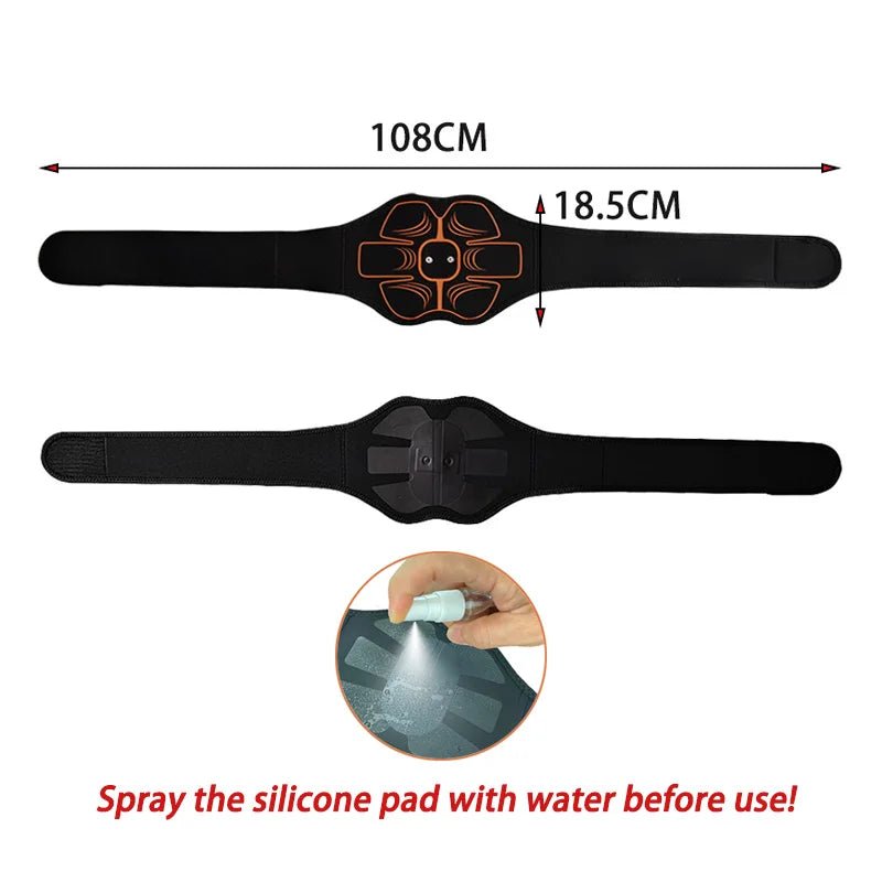 Smart Abs Trainer Waist Muscle Toner with Type-C - Essentials Gadget Love