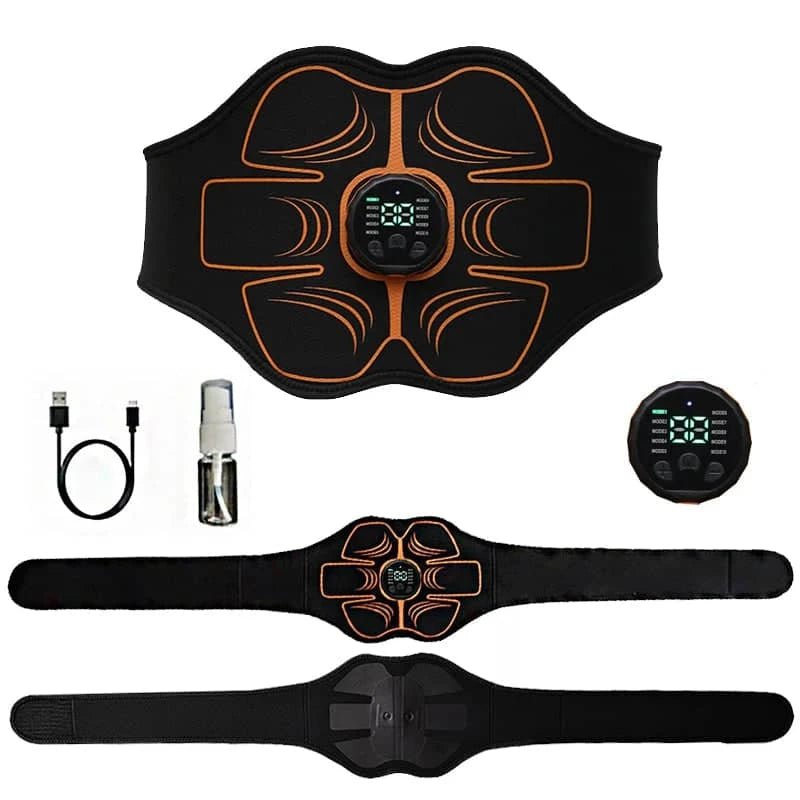 Smart Abs Trainer Waist Muscle Toner with Type-C - Essentials Gadget Love
