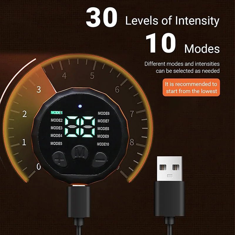 Smart Abs Trainer Waist Muscle Toner with Type-C - Essentials Gadget Love