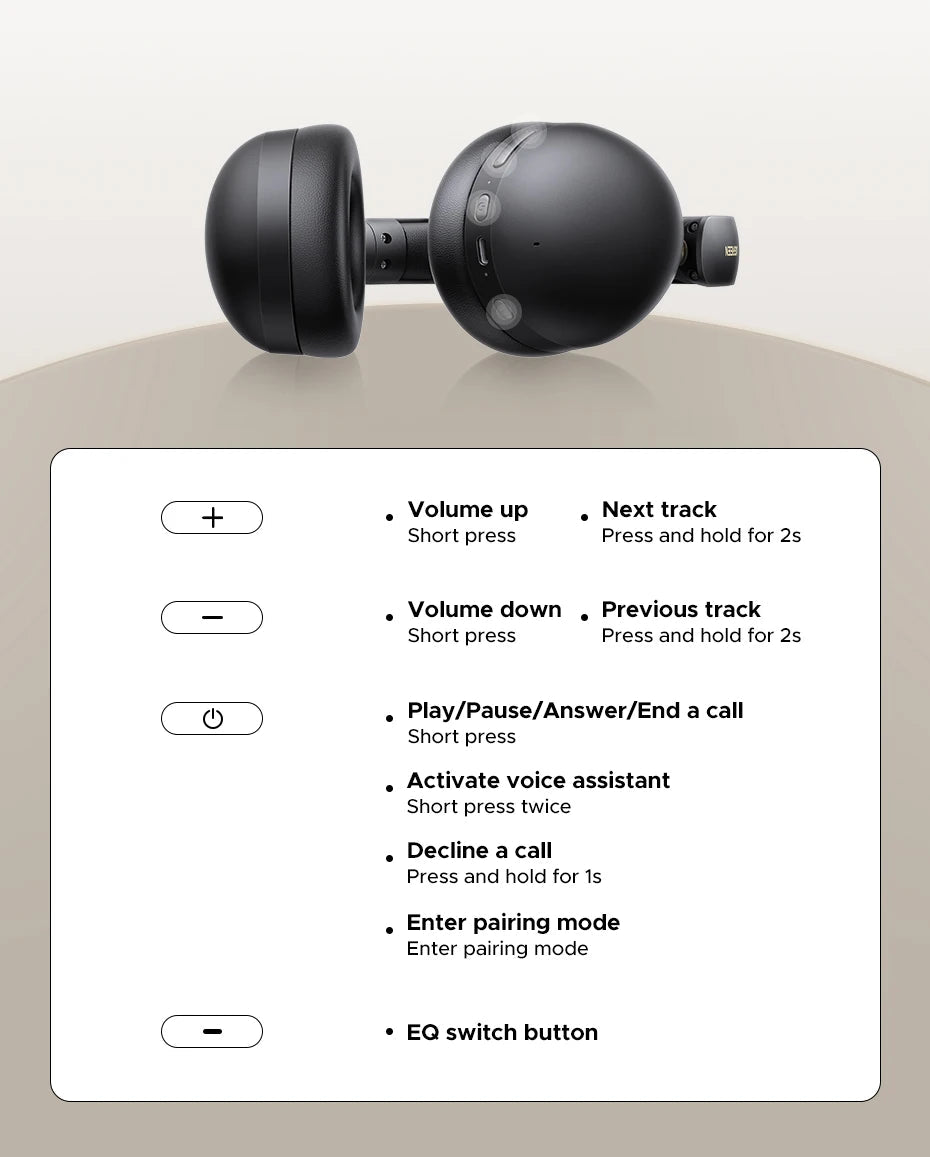 UGREEN Studio Max2 Wireless Bluetooth Headphones with - Essentials Gadget Love