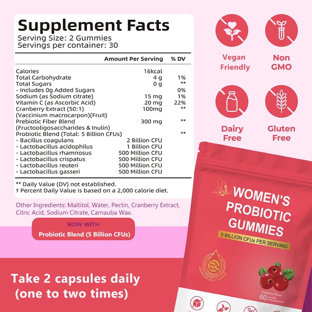 Women’s Probiotic Gummies for Feminine Balance & - Essentials Gadget Love