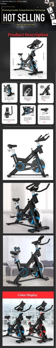 YTYIN Indoor Spinning Bike with Bluetooth & Stepless - Essentials Gadget Love